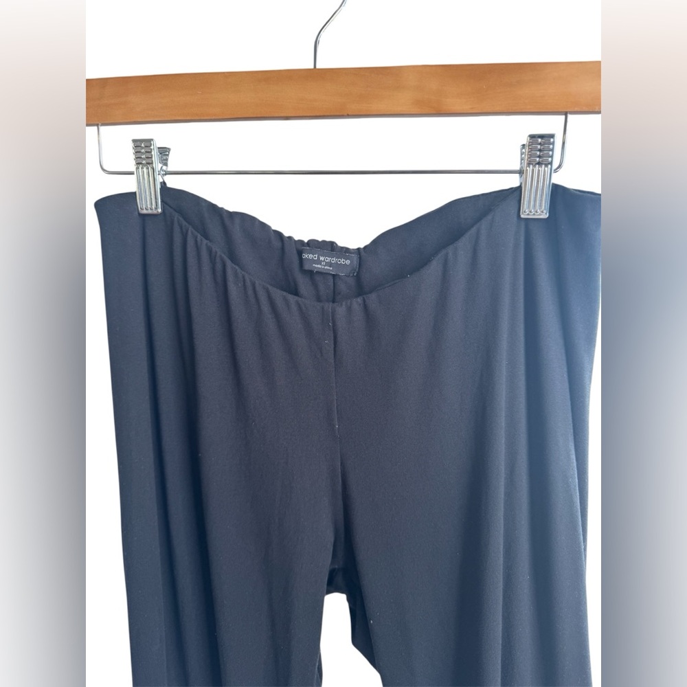 Naked Wardrobe Womens Size XL Leggings with Scooped Low Waist Front - Picture 2 of 8